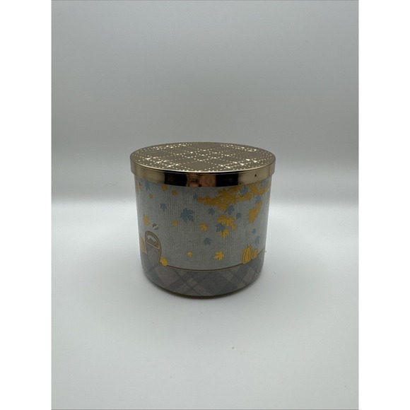 Bath & Body Works AUTUMN CHAI Large 3-Wick Scented Candle - Picture 4 of 4